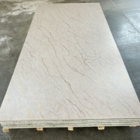 Panneaux muraux modernes en marbre UV 12mm 15mm 16mm 18mm Panneaux UV MDF stratifiés en mélamine Panneaux muraux Intco ignifuges imperméables