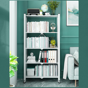 Étagère pliante de cuisine à sol, support multi-niveaux, sur pieds, Installation sans four à micro-ondes, rangement multifonctionnel de cuisine - Product Image 2
