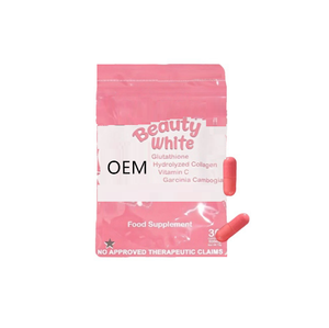 Kapsul Gluta 4 in 1 Harga Pabrik, Pemutih Kulit Cantik dengan Kolagen, Garcinia, Vitamin C untuk Dewasa - Product Image 1