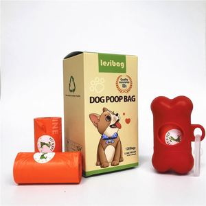 Biodegradable Dog Poop Bags Corn Starch Leak Proof Strong Odor Control <b>Compostable</b> Pet Waste Bags Wholesale - Product Image 1