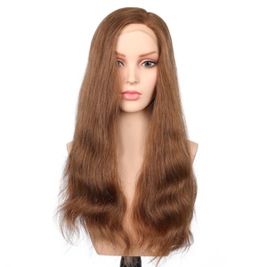 Perruque en dentelle complète pour femmes, faite à la main, cheveux indiens, perruque en cheveux humains - Product Image 5