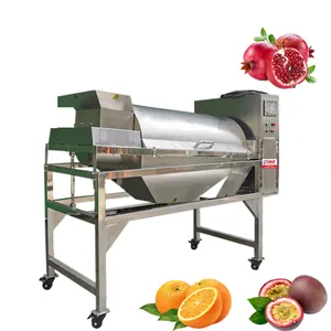 Automatische Passie Fruit Granaatappel Zaad Deseeder Dunschiller Oranje Bessen Separator Verwerking Machine