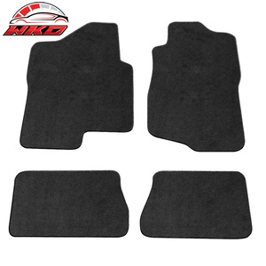 Alfombrillas para Chevy Silverado Sierra Tahoe Yukon 07-13, Alfombras Antideslizantes de 4 Piezas, Velour Negro - Product Image 1