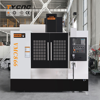 Centre d'usinage vertical CNC VMC866 haute vitesse et haute précision avec contrôleur GSK FANUC à vendre