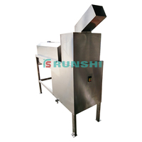 Machine de séparation de la pulpe, des pépins et des peaux de jus de fruit de la passion