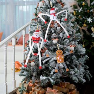 Jouet créatif extensible anti-stress Père Noël Bonhomme de neige, tube extensible, jouet à ventouse fantaisie, jouet en plastique - Product Image 1