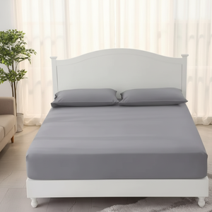 100% Bamboo Viscose Queen Size <strong>Sheet</strong> Set Soft and Silky Comfortable <strong>Fitted</strong> <strong>Sheet</strong> - Product Image 1