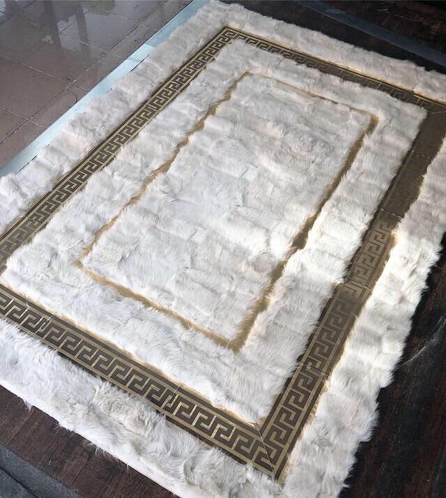Blanc et doré