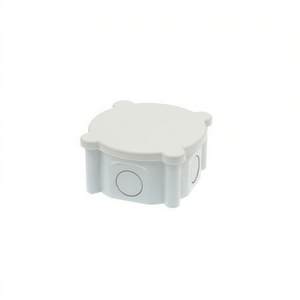 <b>Round</b> Junction <b>Box</b> 90mm IP40 For Electrical Wiring Connection - Product Image 2