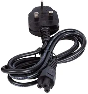 Cabo adaptador de alimentação, uk plug 3 prong 1.2m para notebook, cabo adaptador de fonte de alimentação para carregador, cabo adaptador