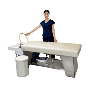 Kisen Shadow Modern Hair Salon - Sillón de Lavado de Cabello con Masaje y Lavabo Integrado para Salón de Belleza - Product Image 1