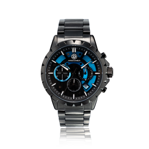 Relojes de Cuarzo Deportivos con Cronógrafo Resistentes al Agua 5ATM, en Oferta de Diciembre, Reloj de Pulsera de Cuarzo para Hombre de Acero Inoxidable 304 - Product Image 6