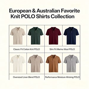 Set Completo <span class=keywords><strong>Polo</strong></span> in Maglia <span class=keywords><strong>a</strong></span> Costine in Cotone con Colletto Button-Down <span class=keywords><strong>a</strong></span> Maniche Corte, Vestibilità su Misura, Stile Business Casual, OEM ODM - Product Image 5