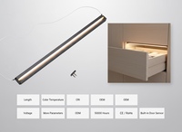 Solution d'éclairage dissimulée pour tiroirs de meubles avec corps en aluminium fin et capteur de mouvement LED YB4003-43