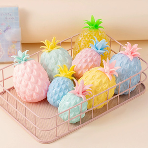 Funny Pineapple Stress Ball - Squeeze Sensory Fidget Toy for Anxiety Relief, Classroom/Office Prank <b>Gift</b> - Product Image 2