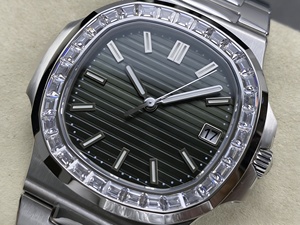 Reloj Mecánico de Lujo, Super Calidad, Resistente al Agua, 40mm, Fábrica DDF, Movimiento 330, 5711, Reloj de Buceo con Diamantes - Product Image 2