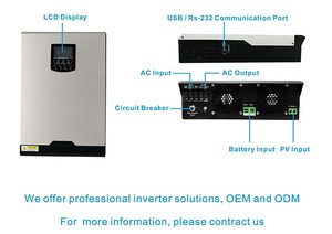 Rejilla de ac dc convertidor de energía 3000 W MPPT inversor Solar - Product Image 4