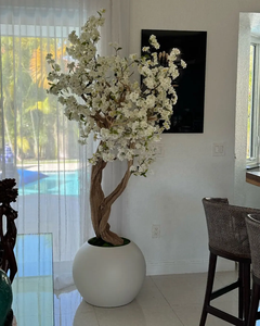 Arbre à fleurs de cerisier artificiel blanc sur mesure, dernière tendance, vente chaude sur Tik Tok et YouTube, pour la décoration intérieure - Product Image 2