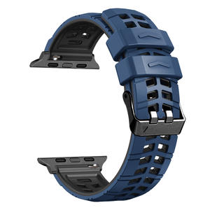 Correa de Silicona Deportiva para <span class=keywords><strong>Apple</strong></span> Watch, Compatible con <span class=keywords><strong>Apple</strong></span> Watch Ultra 2 42/44/45/46/49mm, Transpirable, Correa de Repuesto Inteligente - Product Image 4