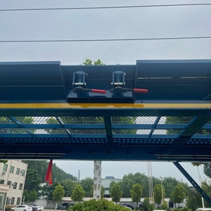 Pont d'airbag à <span class=keywords><strong>3</strong></span> <span class=keywords><strong>essieux</strong></span> Personnalisation Porte-<span class=keywords><strong>voiture</strong></span> à 10 positions <span class=keywords><strong>Remorque</strong></span> de transport de voitures de tourisme à 8 positions - Product Image 4