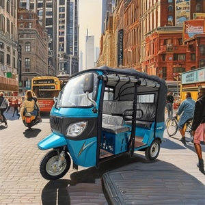 รถสามล้อตุ๊กตุ๊กแบบมีหลังคา ขนาด 150 ซีซี 200 ซีซี  สำหรับโดยสาร  กำลังสูงขึ้น  แบบปิด  ขนาด 250 ซีซี สำหรับบรรทุกสินค้า ขับเคลื่อนด้วยเครื่องยนต์ - Product Image 2