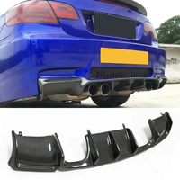 Pour BMW E92 E93 M3 GTS 2007-2013 Kit carrosserie en fibre de carbone style V, diffuseur de pare-chocs arrière inférieur, protection de pare-chocs arrière