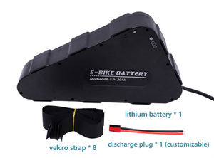 GEB 삼각형 배터리 36V 48V 52V 60V 72V 20Ah 24Ah 28.8Ah 30Ah 전기 자전거 배터리 충전식 리튬 전기 자전거 배터리 - Product Image 3
