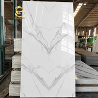 Panneau mural en PVC marbré UV, PVC Marmol Pared Marmol pour la décoration murale, imperméable
