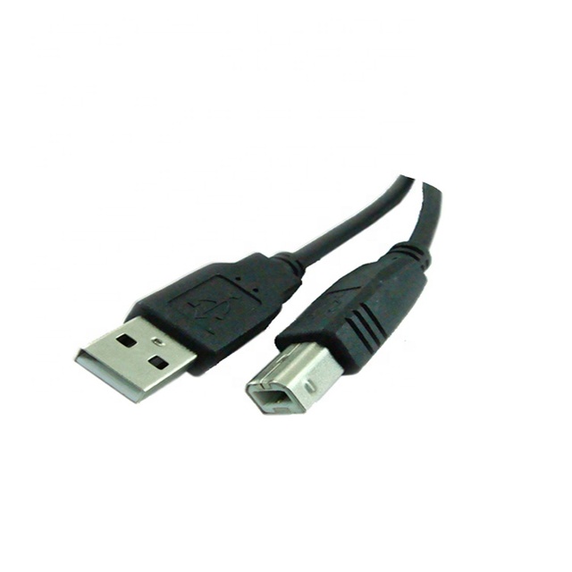 MOQ 500 High Speed Flat USB 2.0 Data Cable AM to BM Connector for Printer Scanner Peripheral Devices Fast Data Transfer