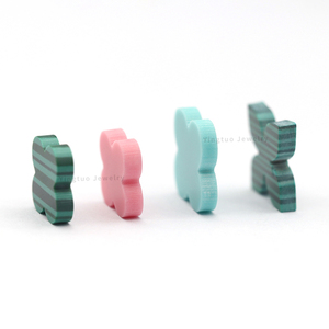 Vendita calda <span class=keywords><strong>rosa</strong></span> <span class=keywords><strong>agata</strong></span> sintetica gemma di <span class=keywords><strong>pietra</strong></span> quattro foglie di trifoglio allentato gemma per la creazione di gioielli con trattamento termico - Product Image 5