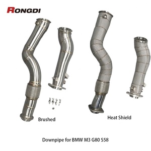 ท่อดาวน์ไปป์สแตนเลส 304 สำหรับ BMW M3 G80 M4 G82 S58 3.0t ปี 2021-2024 จากโรงงานโดยตรง - Product Image 1