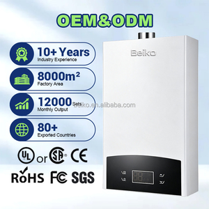 Chauffe-eau instantané sans réservoir au <span class=keywords><strong>gaz</strong></span> 16L 32kw, mural, avec thermostat intelligent pour hôtel et maison - Product Image 2