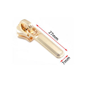 맞춤형 로고 프리미엄 아연 합금 니켈 프리 고품질 5단 지퍼 풀러 패션 가방 액세서리 - Product Image 1