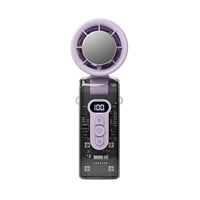 Réfrigération pliante à grande vitesse 3600mAh compresse froide rechargeable portable petit ventilateur Mini avec affichage numérique et lumière LED