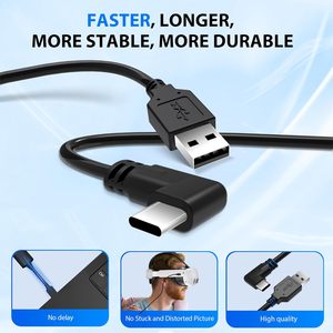 高速充電式L字型C VRリンクカメラデータケーブル信号ブースターチップブレイド無停電VRゲーム用コンピュータ - Product Image 6