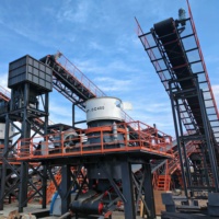 Concasseur à cône CH440 pour le concassage de galets, de calcaire, de basalte et d'agrégats, concasseur à cône hydraulique à haut rendement, machine minière