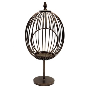 Portavelas de Navidad elegante con FAROL DE Metal de alta calidad de diseño moderno con tarros únicos, decoración navideña elegante para el hogar - Product Image 5