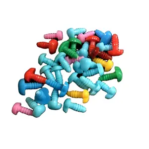 Botones de Seguridad con Forma de Nariz <span class=keywords><strong>y</strong></span> Corazón, <span class=keywords><strong>Ojos</strong></span> con Arandelas <span class=keywords><strong>para</strong></span> Coser, Manualidades <span class=keywords><strong>y</strong></span> Proyectos de Bricolaje - Product Image 1