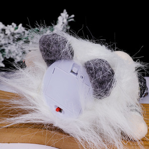 Muñeco de Gnomo sin Rostro con Gorro de Lentejuelas y Mangas a Rayas para Decoración Navideña de Mesa - Product Image 6