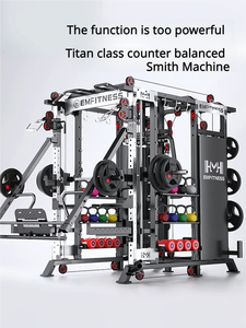 Máquina Smith Multifuncional de Alta Calidad y Resistencia para Uso Profesional en Gimnasios, para Moldear Músculos, Tonificar y Entrenar Fuerza - Product Image 5