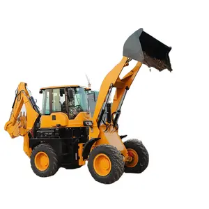 Mini small rear excavator backhoe loader wheel chinese product new for use sale