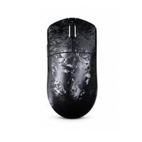 Mouse Gaming BlackJi Snake S3 Ergonomis Wireless/Wired/BT Tiga Mode 6-DPI PAW3311 Tekstur Serat Karbon, Tersedia Grosir