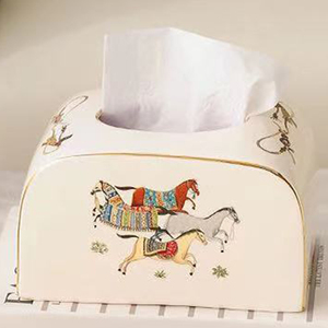 Kotak tisu kartun, mewah lucu kartun keramik Modern PENUTUP UNTUK Hotel keluarga ruang tamu kamar tidur sebagai hadiah Dekorasi Rumah - Product Image 1