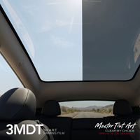 Película Eléctrica Inteligente para Ventanas de Auto Tesla 3MDT PG40, Personalizable, con Interruptor Inteligente
