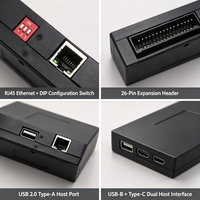 Serveur série industriel RS232 RS485 Ethernet, convertisseur de périphériques, passerelle Modbus TCP/IP, accès à distance, alimenté par USB pour moniteur PLC