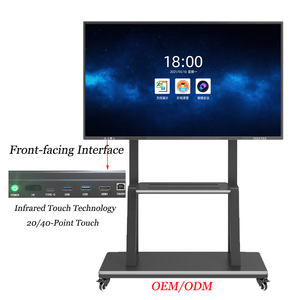 Tablette PC Windows 55 pouces, tableau interactif intelligent, 4K UHD, écran tactile 20 points, équipement éducatif pour les écoles - Product Image 1