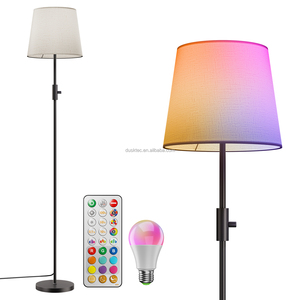 Lampada <span class=keywords><strong>da</strong></span> <span class=keywords><strong>Terra</strong></span> RGB con Telecomando per Atmosfera, Decorazione per Soggiorno, Studio e Camera <span class=keywords><strong>da</strong></span> Letto, Lampada <span class=keywords><strong>da</strong></span> <span class=keywords><strong>Terra</strong></span> Componibile - Product Image 1