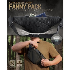 Sac banane tactique pour port dissimulé (CCW), sac banane pour homme, sac de ceinture compact pour la randonnée, sac banane EDC - Product Image 4