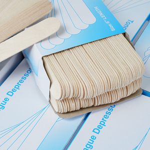 Palos artesanales <span class=keywords><strong>Jumbo</strong></span>, 100 Uds., palitos de helado de madera Natural Premium, depresores de lengua grandes, depilación, suministros de depilación, artesanía - Product Image 4