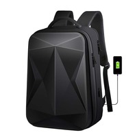 T589 Nueva Mochila Casual Impermeable de 15 Pulgadas para Estudiantes, Hombres, Viajes de Negocios, Ligera, con Puerto USB para Laptop